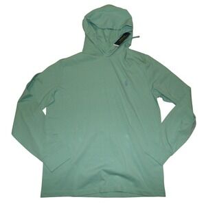 NWT Polo Ralph Lauren Mens XL Green Long Sleeve Hooded T-Shirt